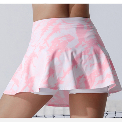 Sweat Wicking Tennis Golf Skorts Women'S Double Layer Short Skirts