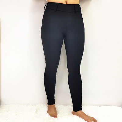 Knee Grip Horse Riding Leggings Four Way Stretch Women Equestrian Pants