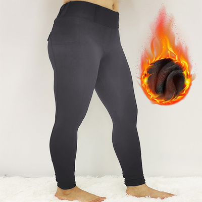 Full Seat Grip Winter Thick Warm Fleece Horse Riding Pants Equestrian Leggings