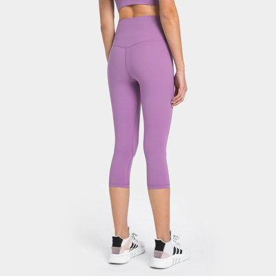 10 Colors High Waist Hip Lifting Pocket Yoga Sports Pants Nylon Nude Athletic Leggings