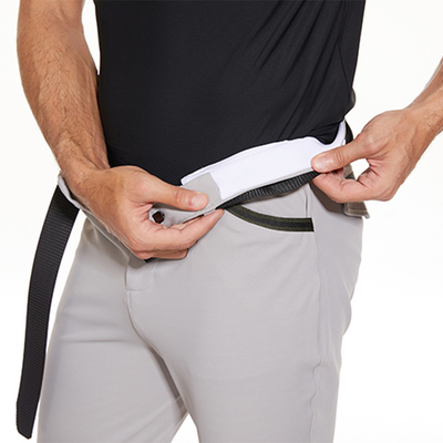 High Elestic Breathable Mens Riding Breeches Grey Knee Silicone Equestrian Pants