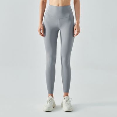 220g Nylon Sport Fitness Leggings High Waist Yoga Workout Gym Wear Pant Black