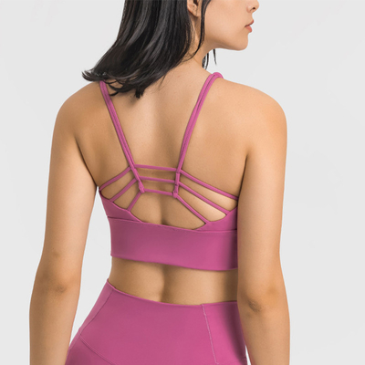 Wholesale Nude Women Sports Bra New Fashion Sxey Yoga Running Bra Tops