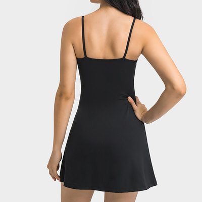 Womens Tennis Athletic Dress with Built in Bra Exercise Workout Dress
