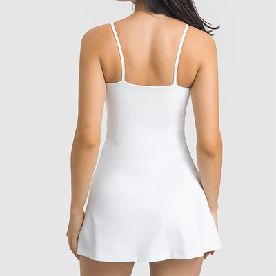 Womens Tennis Athletic Dress with Built in Bra Exercise Workout Dress
