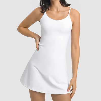 Womens Tennis Athletic Dress with Built in Bra Exercise Workout Dress