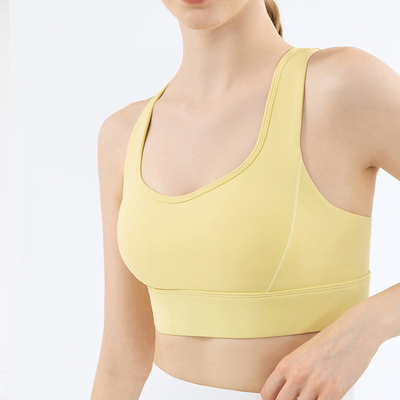 Nylon Water Drop Yoga Bra High-intensity Women Sports Underwear