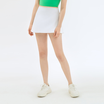 Blue Pleated Golf Skirt Women High Waist Running Light Proof Tennis Skort