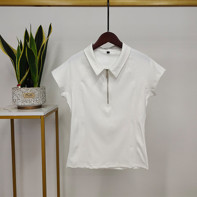 6 Colors Quick Dry Women Horse Riding Base Layer Long Sleeve Half Zipper Shirts