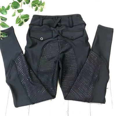 Kids Horse Riding Tights Performance Full Seat Silicone Equestrian Schooling Riding Pants