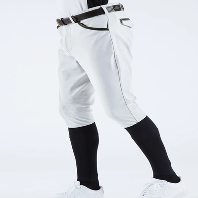 White Kids Horse Riding Pants Leggiings Knee Silicone Breeches
