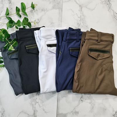 Little Boys Half Silicon Grip Horse Riding Pants Quick Dry Kid'S  Equestrian Breeches