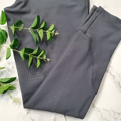 Knee Silicone Horse Riding Tights For Men Quick Dry Technical Fabrics Equestrian Pants