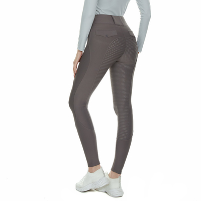 Warm Equestrian Winter Horse Riding Pants Full Seat Silicone Anti Pilling