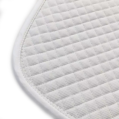 Lightweight White Horse Riding Pad 100% Honeycomb Cloth