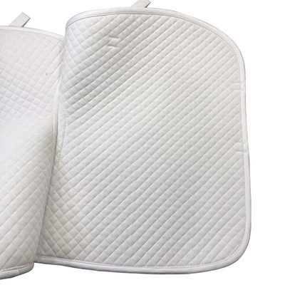 Lightweight White Horse Riding Pad 100% Honeycomb Cloth