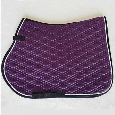 Cotton Quilted All Purpose Horse Saddle Pads Custom Reflective Color