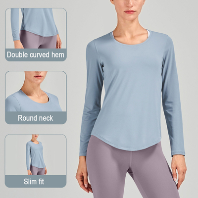 ODM Ladies Horse Riding Tops High Stretch Equestrian Thin Base Layer For Summer