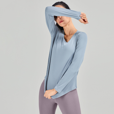 ODM Ladies Horse Riding Tops High Stretch Equestrian Thin Base Layer For Summer