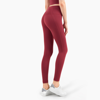 Sturdy Pocket Yoga Pants Without T - Line Sports Nude Feeling High Waist Tight Leggings