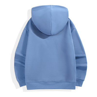 Light Blue Zipper Horse Riding Hoodies Women's Sports Thickened Jacket