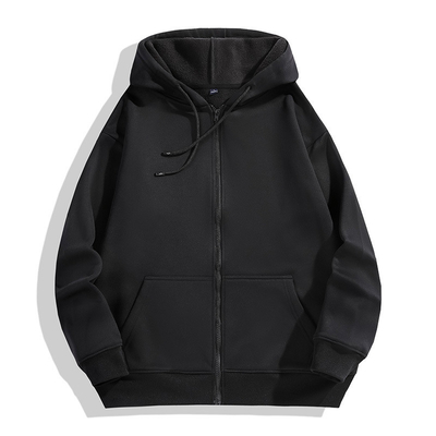 Men'S Soft Fleece Hooded Sweatshirt With Pocket Casual Zip Up Athletic Hoodie