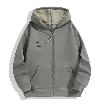 Men'S Soft Fleece Hooded Sweatshirt With Pocket Casual Zip Up Athletic Hoodie