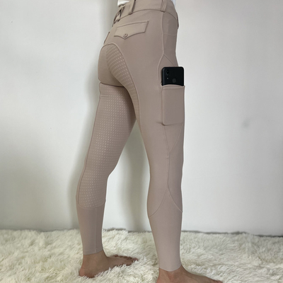 XS XL Kids Equestrian Riding Pants Silicone Four Way Stretch