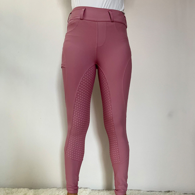 Breathable XXS Pink Horse Riding Pants Equestrian Ladies Breeches