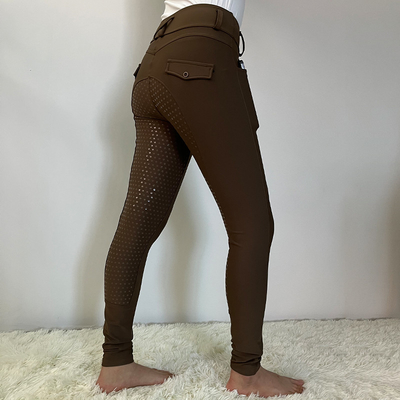 Brown Top Fashion Horse Riding Trousers Women Equestrian Breeches