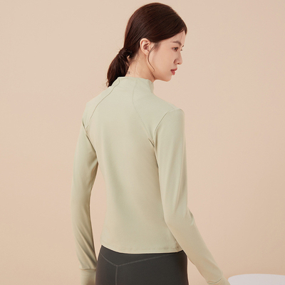 Quick Dry Women Sports Jacket Full Zipper Equestrian Tops Clothes