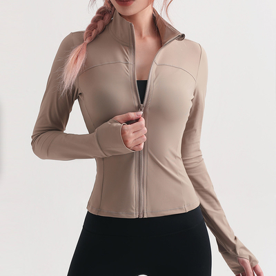 Quick Dry Long Sleeve Horse Riding Jacket Pockets Full Zipper S XL Size