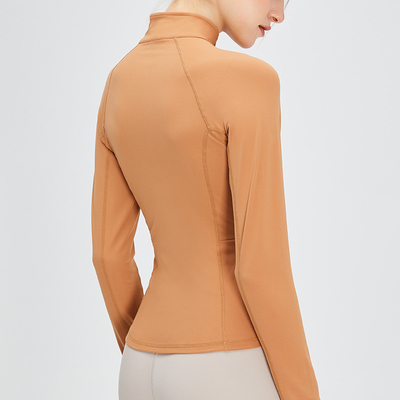 Slim Fit Nylon Women Sports Jacket Full Zipper Horse Riding Jackets