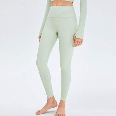 High Waist Ribbed Yoga Clothes Women Long Sleeve  Hooded Crop Top Set