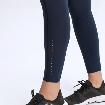 Size 4 - 12 Sweat Wicking Yoga Pants Stitching Pocket Stretchable Double Sided Sanded