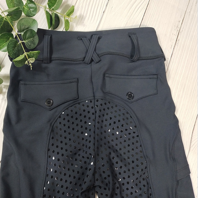 Full Seat Silicone Horse Riding Pants / Equestrian Leggings With Phone Pocket