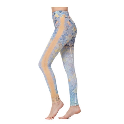 Ladies Patterned Yoga Pants Breathable Quick Drying Women's Slim Fit Sweatpants