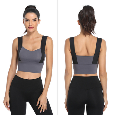 Mesh Breathable Push Up Plus Size Sports Bra High Elastic Removable Padded