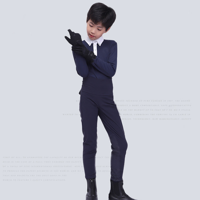 Customized Knee Patch Riding Breeches Silicone Grip Childrens Horse Riding Leggings