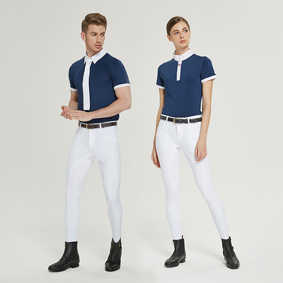 Custom Non Slip Horse Riding Breeches Pants Four Way Stretchable Grip Quick Dry