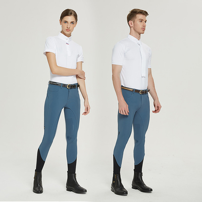 Custom Non Slip Horse Riding Breeches Pants Four Way Stretchable Grip Quick Dry