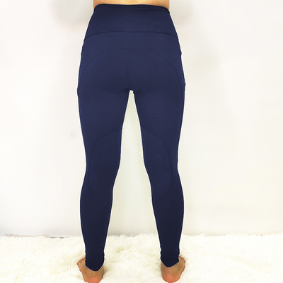Knee Silicone Ladies Horse Riding Leggings Quick Drying Equestrian Riding Breeches