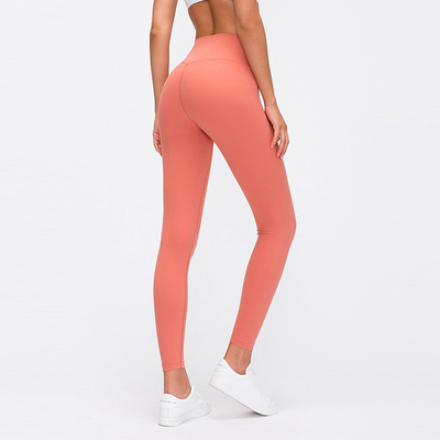 Finished High Waisted Squat Proof Leggings Breathable Full Length Yoga Pants