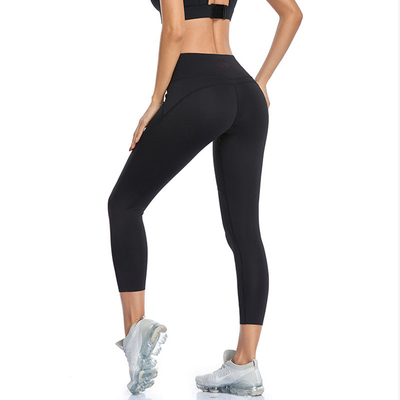 Nylon Spandex Plus Size Women's Yoga Pants Traceless Stretch S M L XL 2XL