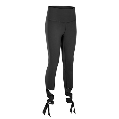 Strap Leg Women's Stretch Yoga Pants Stretchable Tummy Control Workout Capris