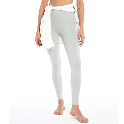 Belt Loop Plus Size Yoga Pants Printed Stretchable High Waisted Yoga Leggings