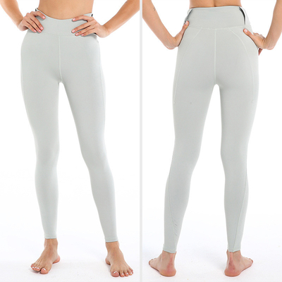 Belt Loop Plus Size Yoga Pants Printed Stretchable High Waisted Yoga Leggings