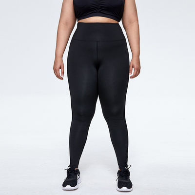 Size 4XL Plus Size Yoga Pants Colorfast Moisture Wicking Mesh Breathable