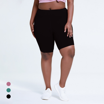 Naked Women's High Waisted Yoga Shorts Hip Lifting Plus Size Workout Clothing