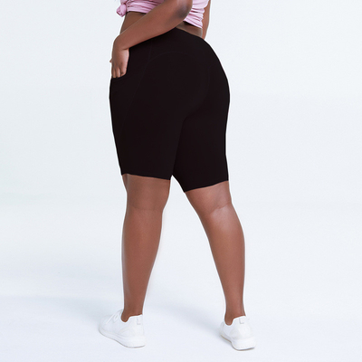 Naked Women's High Waisted Yoga Shorts Hip Lifting Plus Size Workout Clothing